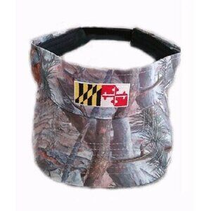 Maryland Flag Camo Visor Hat NEW Fast Ship